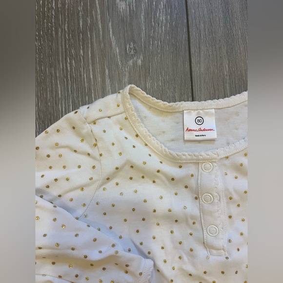 Hanna Andersson Baby Girls Party Set Skirt and Top Size 80 / 18-24 M - Picture 3 of 7